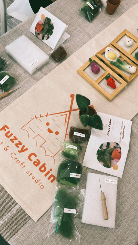 Needle Felting Scent Plant and DIY Pot Workshop (August 17th)