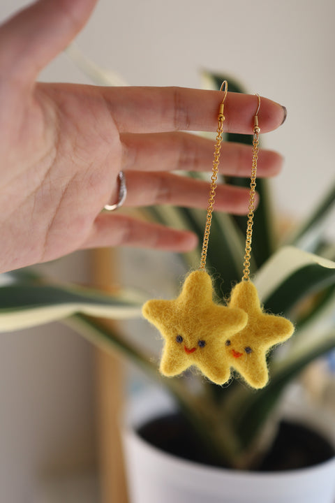 Star / Moon Earring