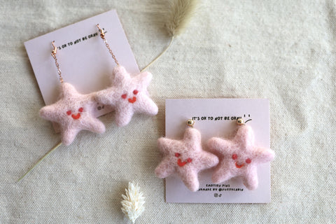 Star / Moon Earring