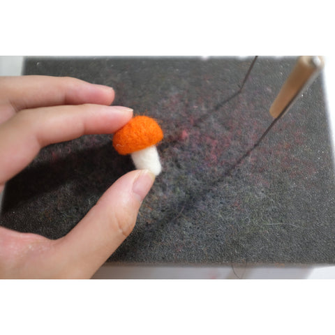 PDF Instruction - Broccoli and Mushroom needle felting kit