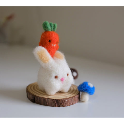 Felted Bunny and Carrot Kit