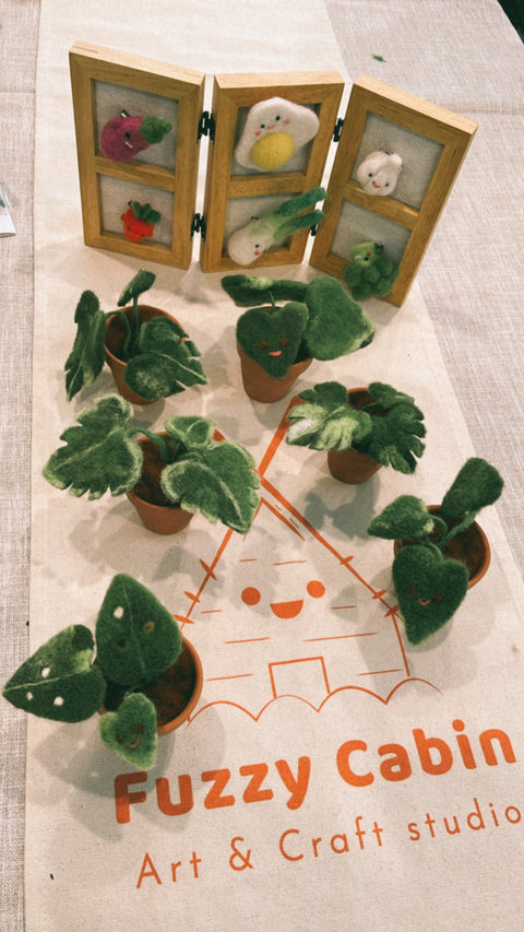 Needle Felting Scent Plant and DIY Pot Workshop (August 17th)