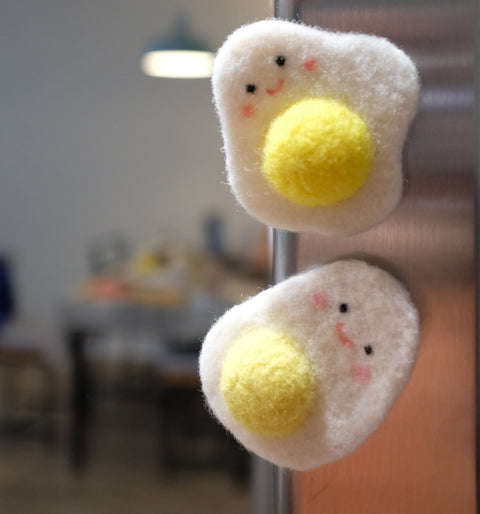 Needle Felting Work Shop- Sunny Egg magnate