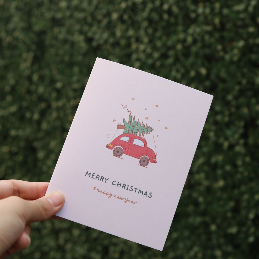 Christmas truck Card