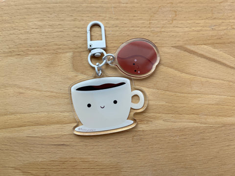 Acrylic Veggies and fruit keychain