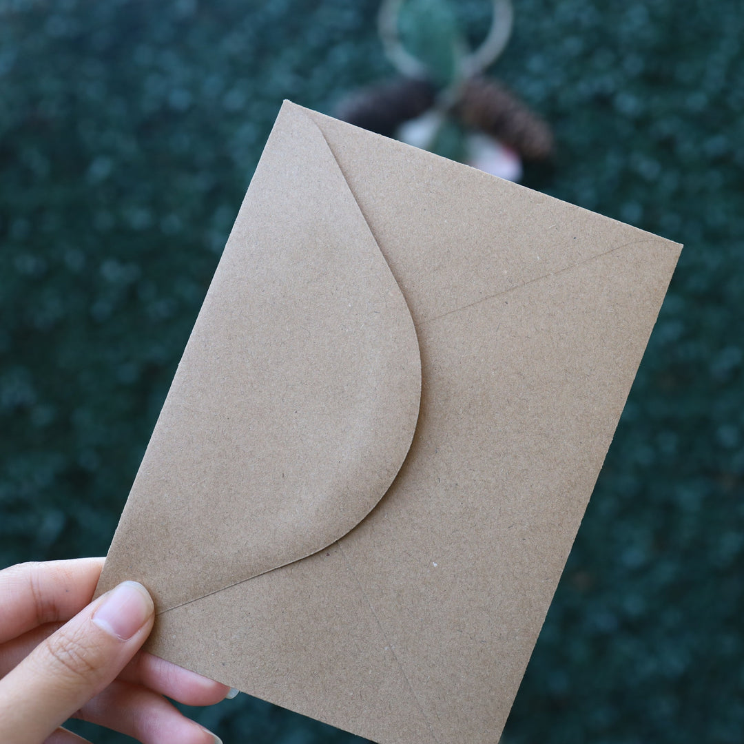 Felt Green Christmas tree Card