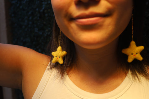 Star / Moon Earring