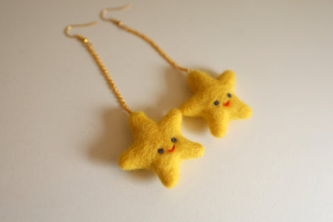 Star / Moon Earring