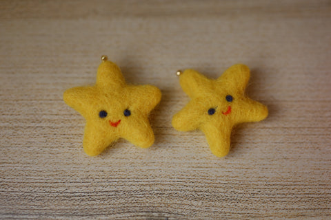 Star / Moon Earring