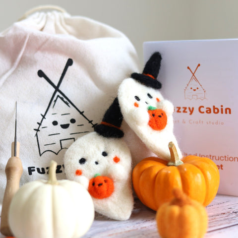 Felted Spooky Magnet Kit