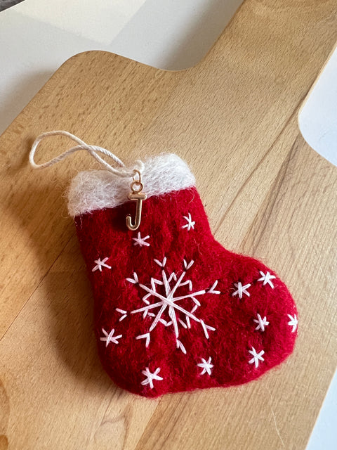 Felted Mini Socks Ornaments