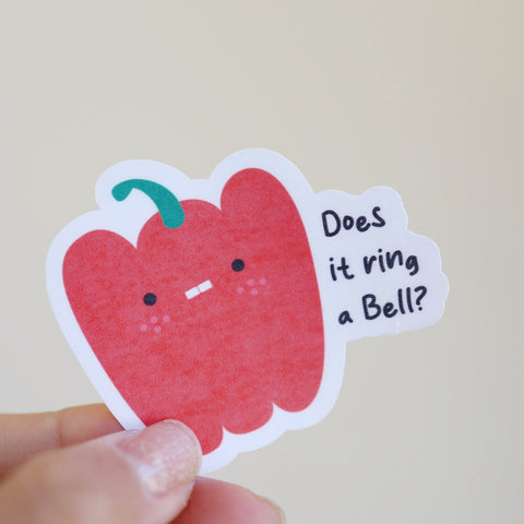 Bell pepper sticker | Does it ring a bell?