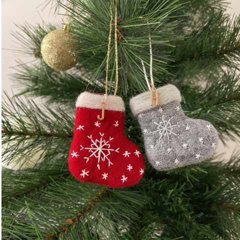 Felted Mini Socks Ornaments