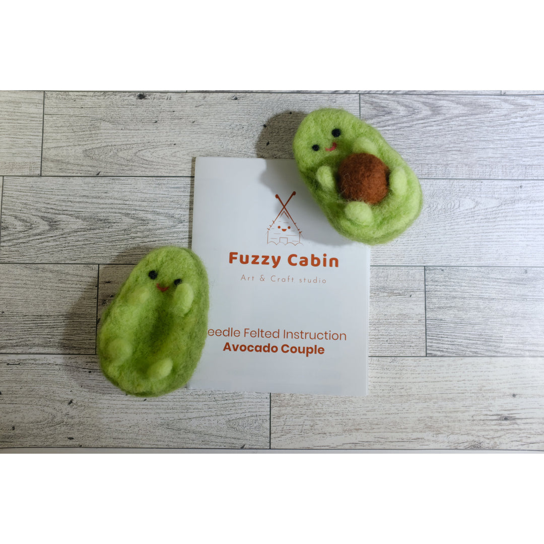 Felted Avocado Couple Kit (Large Kit)