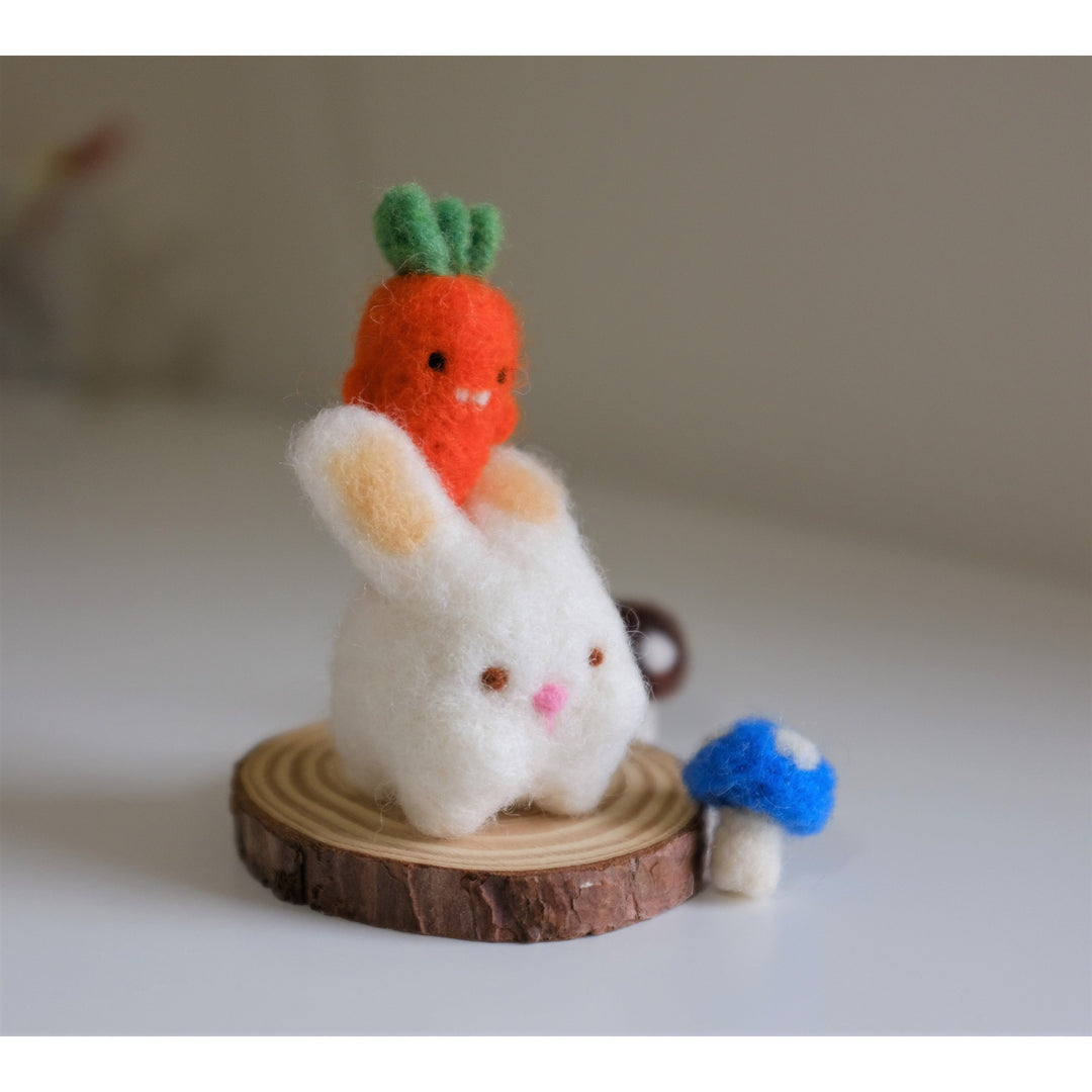 Felted Bunny and Carrot Kit