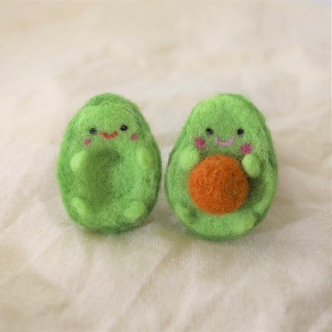 Felted Avocado Couple Kit (Large Kit)