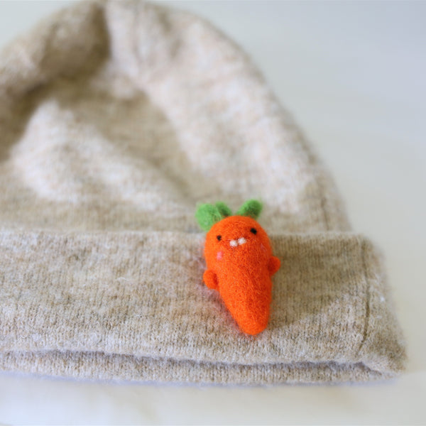 Felted Carrots Couple Kit